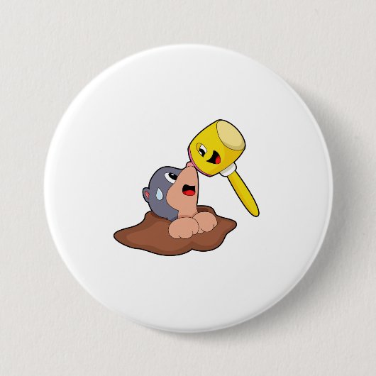 Mole Hammer Button (Vorderseite)