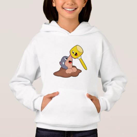 Mole Hammer Hoodie (Vorderseite)