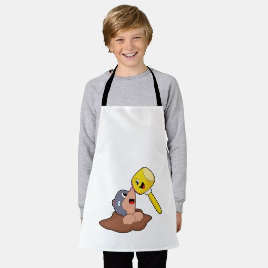 Mole Hammer Schürze (Getragen)