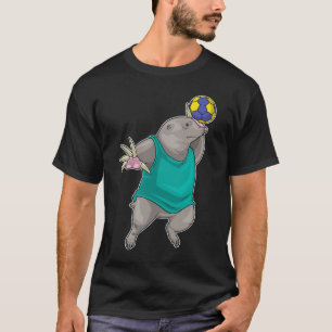 Mole Handballspieler Handball Sport T-Shirt