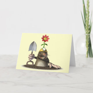Mole in einem Loch Karte