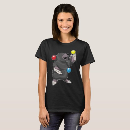 Mole Juggler Juggle T-Shirt (Vorne ganz)