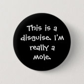 Mole-Kostüm Button (Vorderseite)