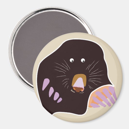 Mole-Magnet Magnet (Vorderseite/Rückseite)