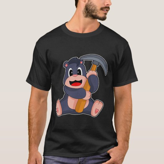 Mole Miner Pickax T-Shirt (Vorderseite)