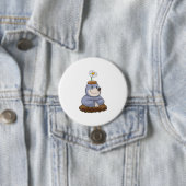 Mole mit Daisy-Blume Button (Beispiel)