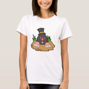 Mole mit Molehill & Hat T-Shirt