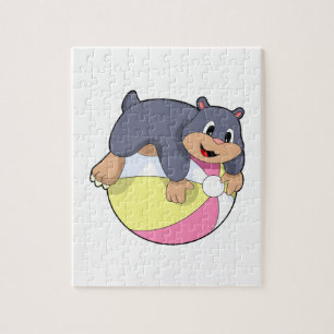 Mole mit Wasserball.PNG Puzzle
