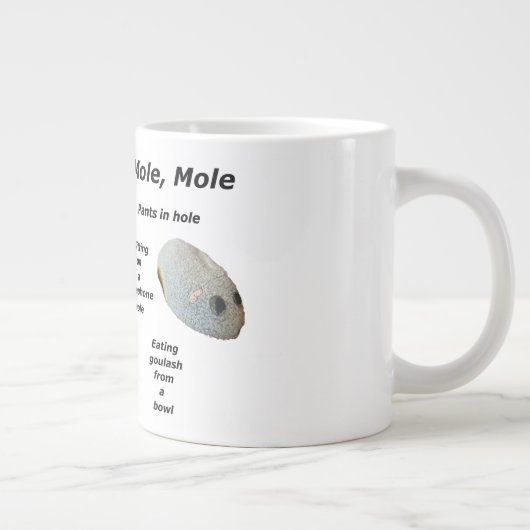 Mole, Mole Mug Jumbo-Tasse (Rechts)