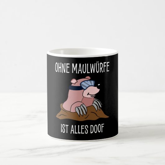 Mole Molehill Moles Kaffeetasse (Mittel)