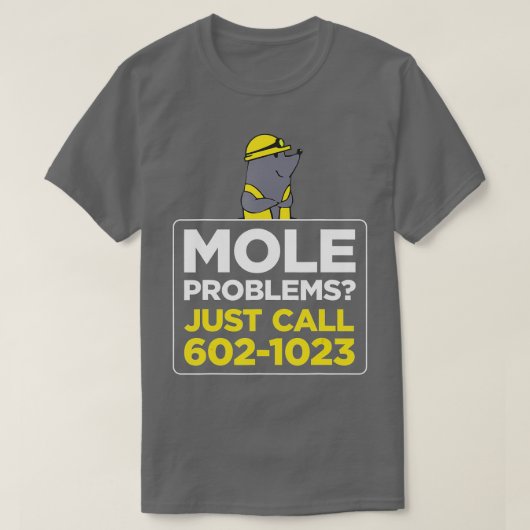 Mole Problems Just Call Avogadros Number T-Shirt (Design vorne)