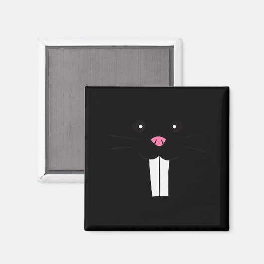 Mole Rat Costume Mole Disguise Funny Mole  Magnet (Vorderseite/Rückseite)