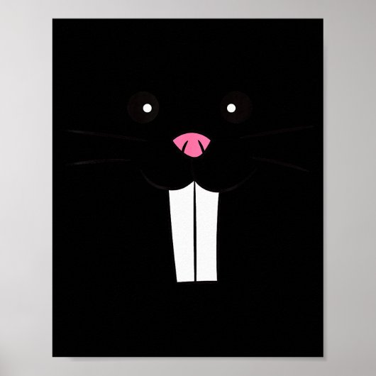 Mole Rat Costume Mole Disguise Funny Mole Poster (Vorne)