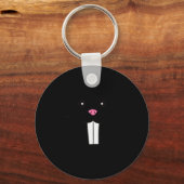 Mole Rat Costume Mole Disguise Funny Mole Schlüsselanhänger (Vorderseite)