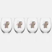 Mole Red wine Weinglas Ohne Stiel (Hinten)