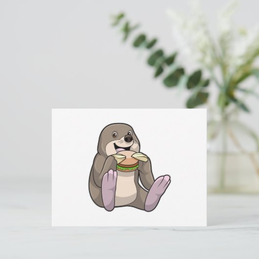 Mole Restaurant Burger Postkarte (Stehend Vorderseite)