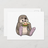 Mole Restaurant Burger Postkarte (Vorne/Hinten)