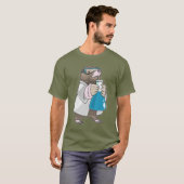 Mole Scientist Teströhre T-Shirt (Vorne ganz)