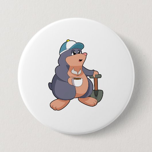 Mole Shovel Button (Vorderseite)