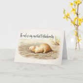 Mole-Stöchiometrie-Chemie-Zitat-Wissenschafts-Spaß Karte (Gelbe Blume)