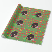 Mole Strawberries Wrapping Paper Geschenkpapier (Ungerollt)
