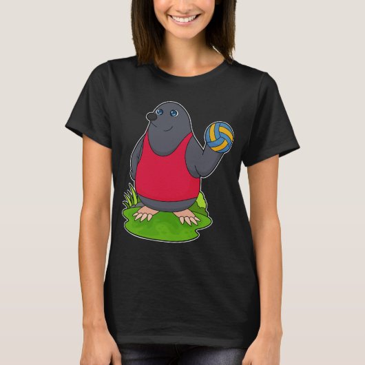 Mole Volleyball Spieler Volleyball T-Shirt (Vorderseite)