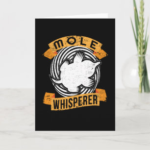 Mole Whisperer Niedlich Garden Gardener Mole Karte