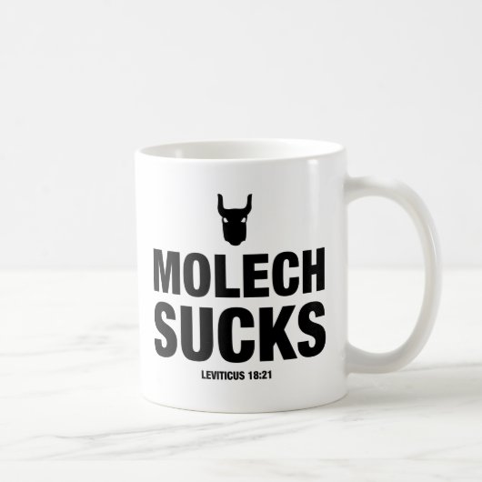 Molech ist zum Kotzen Tasse (Rechts)
