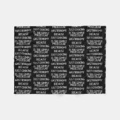 Molecular Gastronomy Kitchen Science Chemistry Fleecedecke (Vorderseite (Horizontal))