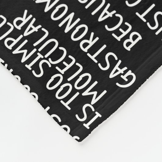 Molecular Gastronomy Kitchen Science Chemistry Fleecedecke (Ecke)