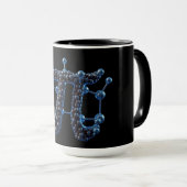 Molecular Pi Day Chemistry Science Coffee Tasse (VorderseiteRechts)