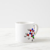 Molecule 3-D Rendering Espressotasse (Vorderseite Rechts)