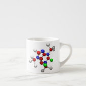 Molecule 3-D Rendering Espressotasse (Rechts)
