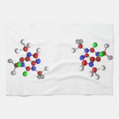 Molecule 3-D Rendering Handtuch (Horizontal)