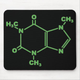 molecule_caffeine mousepad
