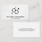 Molecule Icon | Visitenkarte des Wissenschaftsinge (Vorne/Hinten)