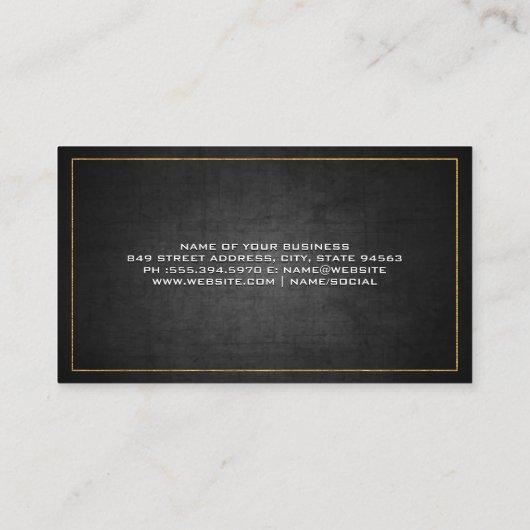 Molecule Icon | Wissenschaftler Visitenkarte (Rückseite)