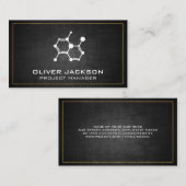 Molecule Icon | Wissenschaftler Visitenkarte (Vorne/Hinten)