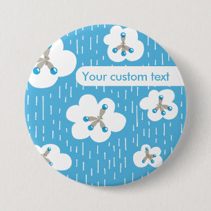 Molecule Muster Bio Chemie Orange Button