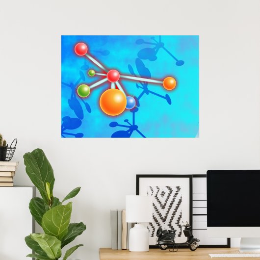 Molecule Poster (Heimbüro)