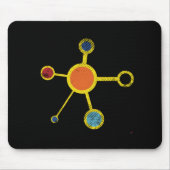 Molekül mit Beschaffenheit V 2,0 Mousepad (Vorne)