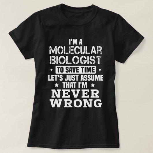 Molekularbiologe T-Shirt (Design vorne)