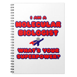 Molekularbiologe .. Was ist deine Supermacht? Notizblock