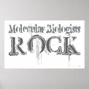 Molekularbiologen Rock Poster