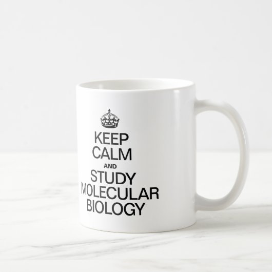 MOLEKULARBIOLOGIE behalten UND STUDIERT Kaffeetasse (Rechts)