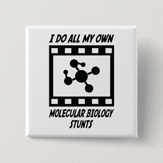 Molekularbiologie-Bremsungen Button (Vorderseite)