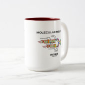 Molekularbiologin Inside (DNA-Replikation) Zweifarbige Tasse (VorderseiteRechts)