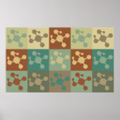 Molekulare Biologie Pop Art Poster (Vorne)