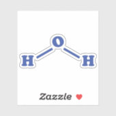 Molekulare chemische Formel Aufkleber (Blatt)