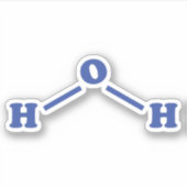 Molekulare chemische Formel Aufkleber (Vorderseite)